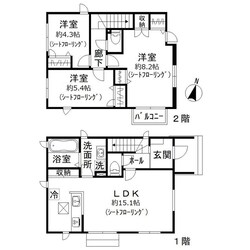 （仮称）所沢市若松町３０街区ＰＪの物件間取画像